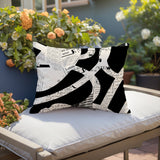 Kaya Abstract Reversible Indoor/Outdoor Rectangle Pillow