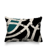 Kaya Abstract Reversible Indoor/Outdoor Rectangle Pillow