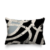 Kaya Abstract Reversible Indoor/Outdoor Rectangle Pillow