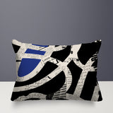 Kaya Abstract Reversible Indoor/Outdoor Rectangle Pillow
