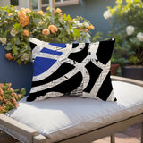 Kaya Abstract Reversible Indoor/Outdoor Rectangle Pillow