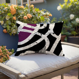 Kaya Abstract Reversible Indoor/Outdoor Rectangle Pillow