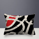 Kaya Abstract Reversible Indoor/Outdoor Rectangle Pillow