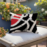 Kaya Abstract Reversible Indoor/Outdoor Rectangle Pillow
