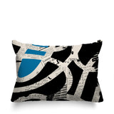 Kaya Abstract Reversible Indoor/Outdoor Rectangle Pillow