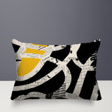 Kaya Abstract Reversible Indoor/Outdoor Rectangle Pillow