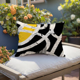 Kaya Abstract Reversible Indoor/Outdoor Rectangle Pillow