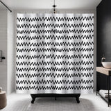 Kayton Shower Curtain in Black - view 2