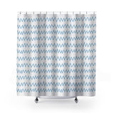 Kayton Shower Curtain in Blue