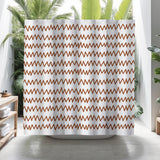 Kayton Shower Curtain in Burnt Orange - view 3