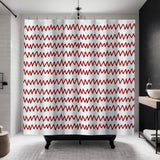Kayton Shower Curtain in Red - view 2