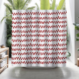 Kayton Shower Curtain in Red - view 3