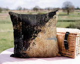 Kazam Abstract Outdoor Reversible Throw Square Pillow