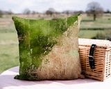 Kazam Abstract Outdoor Reversible Throw Square Pillow