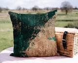 Kazam Abstract Outdoor Reversible Throw Square Pillow