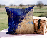 Kazam Abstract Outdoor Reversible Throw Square Pillow