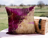 Kazam Abstract Outdoor Reversible Throw Square Pillow
