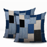 Kazie Patches Indoor/Outdoor Reversible Square Pillow