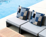 Kazie Patches Indoor/Outdoor Reversible Square Pillow