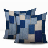 Kazie Patches Indoor/Outdoor Reversible Square Pillow