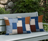 Kazie Patches Indoor/Outdoor Reversible Rectangular Pillow