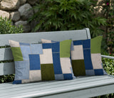 Kazie Patches Indoor/Outdoor Reversible Rectangular Pillow