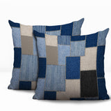 Kazie Patches Indoor/Outdoor Reversible Square Pillow