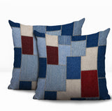 Kazie Patches Indoor/Outdoor Reversible Square Pillow