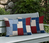 Kazie Patches Indoor/Outdoor Reversible Rectangular Pillow