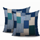 Kazie Patches Indoor/Outdoor Reversible Square Pillow