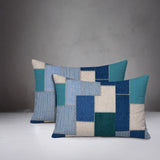 Kazie Patches Indoor/Outdoor Reversible Rectangular Pillow