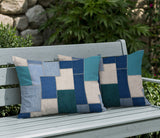 Kazie Patches Indoor/Outdoor Reversible Rectangular Pillow