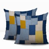 Kazie Patches Indoor/Outdoor Reversible Square Pillow