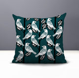 Keaton Bird Reversible Indoor/Outdoor Square Pillow