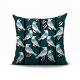Keaton Bird Reversible Indoor/Outdoor Square Pillow
