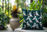 Keaton Bird Reversible Indoor/Outdoor Square Pillow