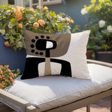 Keita Minimalist Lumbar Indoor/Outdoor Throw Pillow