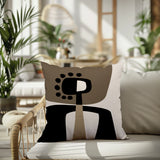 Keita Abstract Reversible Indoor/Outdoor Square Pillow