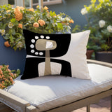 Keita Minimalist Lumbar Indoor/Outdoor Throw Pillow