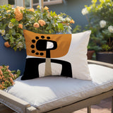 Keita Minimalist Lumbar Indoor/Outdoor Throw Pillow
