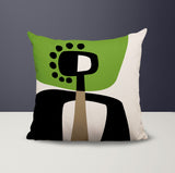 Keita Abstract Reversible Indoor/Outdoor Square Pillow