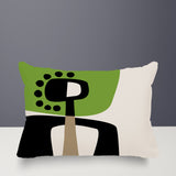 Keita Minimalist Lumbar Indoor/Outdoor Throw Pillow