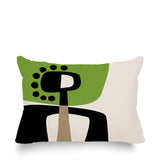 Keita Minimalist Lumbar Indoor/Outdoor Throw Pillow