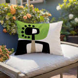 Keita Minimalist Lumbar Indoor/Outdoor Throw Pillow