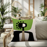 Keita Abstract Reversible Indoor/Outdoor Square Pillow