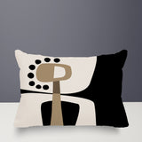 Keita Minimalist Lumbar Indoor/Outdoor Throw Pillow