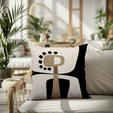 Keita Abstract Reversible Indoor/Outdoor Square Pillow