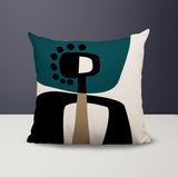 Keita Abstract Reversible Indoor/Outdoor Square Pillow