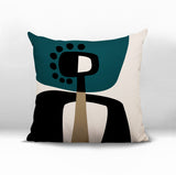 Keita Abstract Reversible Indoor/Outdoor Square Pillow