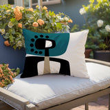 Keita Minimalist Lumbar Indoor/Outdoor Throw Pillow